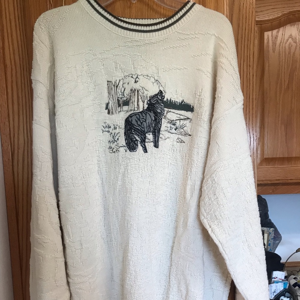 Vintage Wolf Sweater